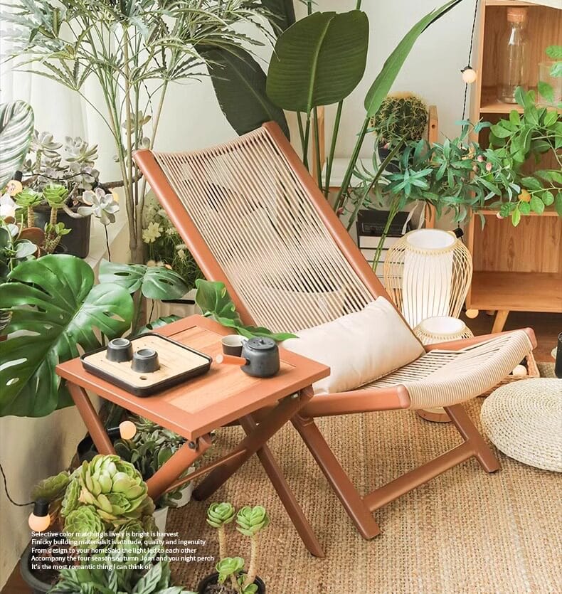 ชุดเก้าอี้พักผ่อน 2 ที่นั่ง BUNISE รุ่น SHORE ขนาด 49×80×74 ซม. สีน้ำตาล_6